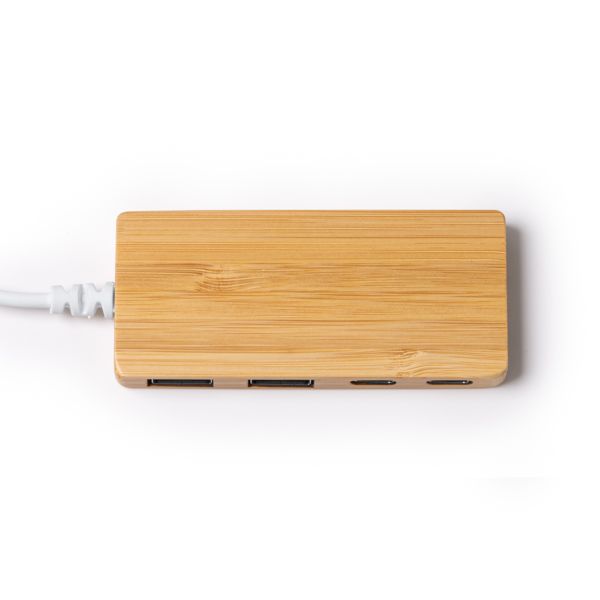 Puerto USB PABLEK de bambú