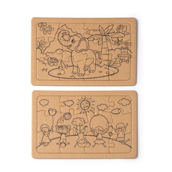Set de puzzles elaborados ZEON de cartón