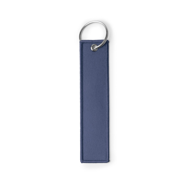 Llavero rectangular TOMCAT de poliéster reciclado