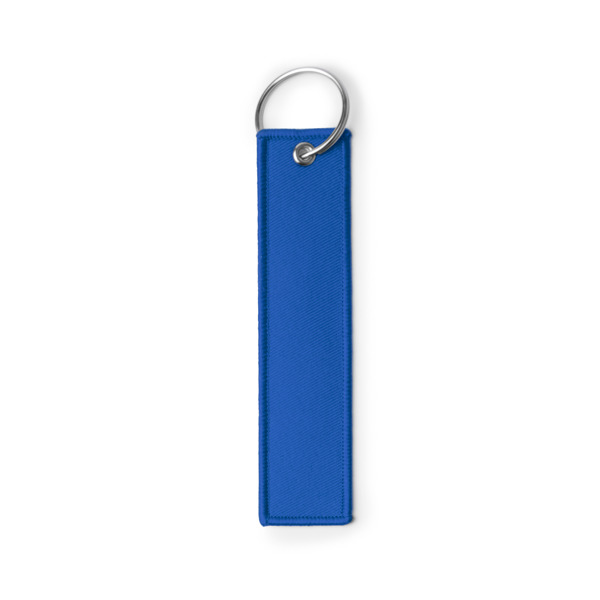 Llavero rectangular TOMCAT de poliéster reciclado