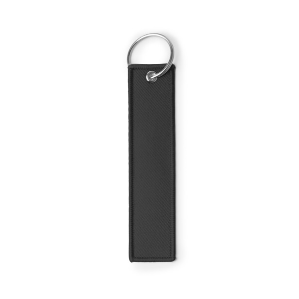 Llavero rectangular TOMCAT de poliéster reciclado