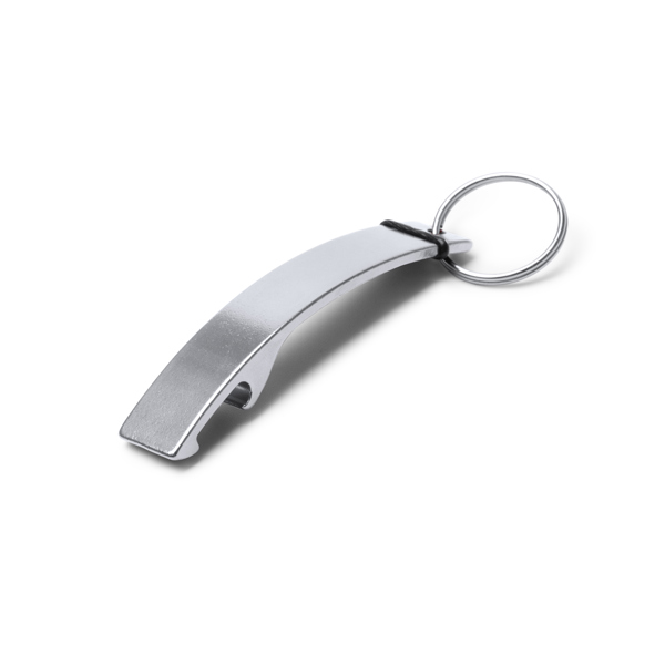 Llavero abridor MALT de aluminio (PLATA)