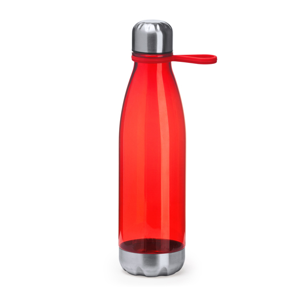 Original bidón de 700 ml en acabado AS transparente EDDO de acero inoxidable y acero