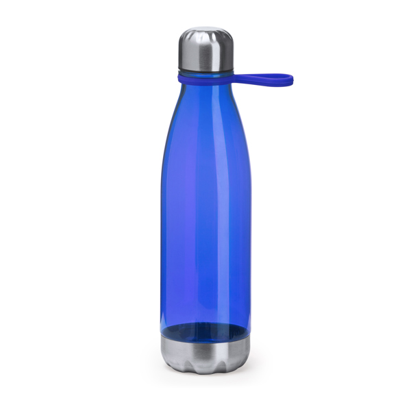 Original bidón de 700 ml en acabado AS transparente EDDO de acero inoxidable y acero