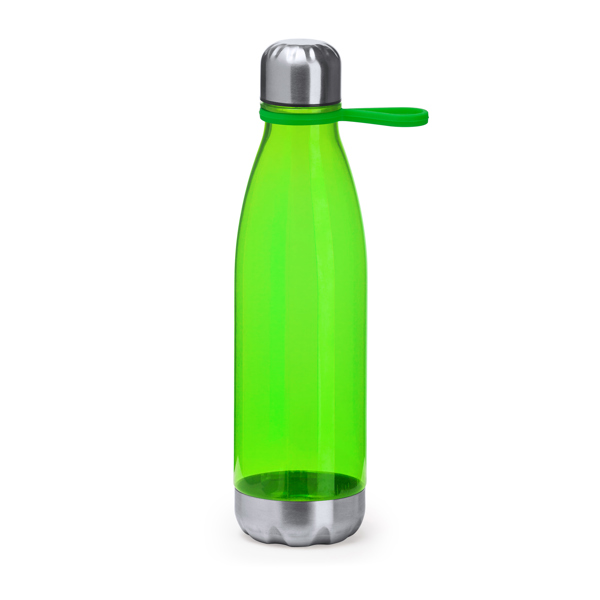 Original bidón de 700 ml en acabado AS transparente EDDO de acero inoxidable y acero