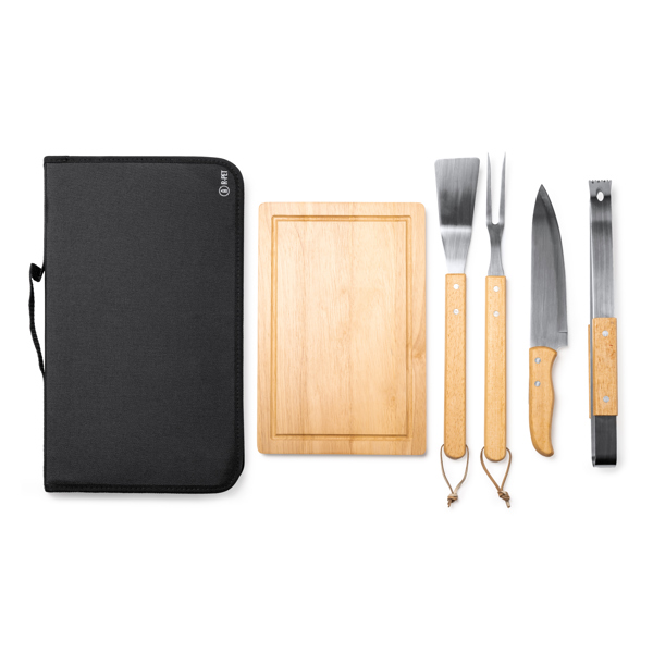 Set para barbacoa WEBEK de poliéster reciclado y poliéster