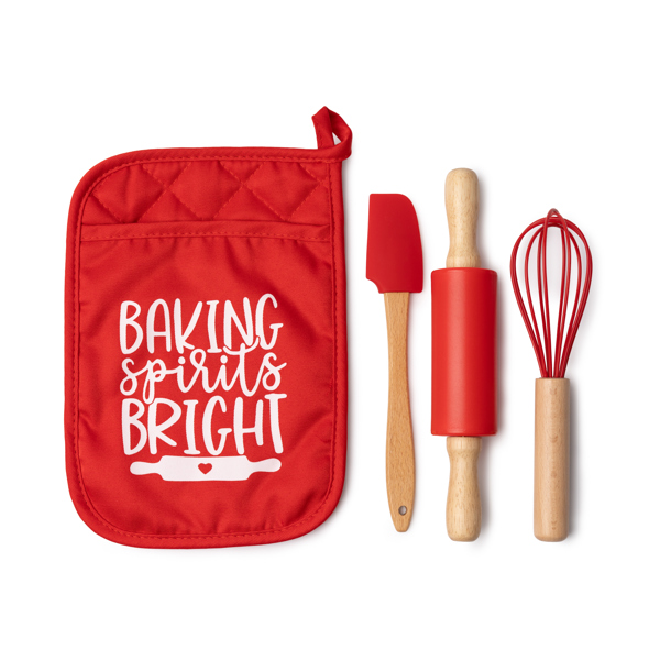 [MJ1830] Set de cocina compuesto por 3 piezas para elaborar galletas en casa GINGER