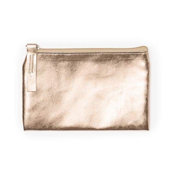 Monedero de PU en acabado brillante MAUVE de PU leather