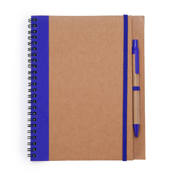 Libreta ALANI de cartón tinta azul