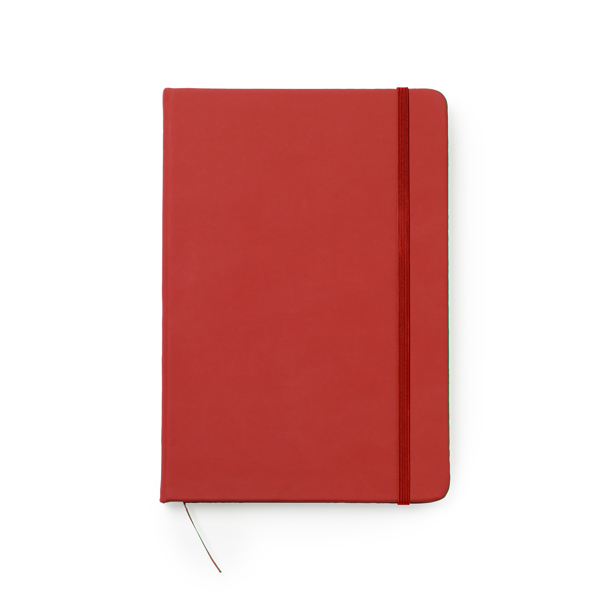 Bloc de notas A5 ARDAK de PU leather (ROJO)