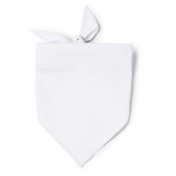 Pañuelo de forma triangular en combinación JARANA de algodón y poliéster 120 g/m²
