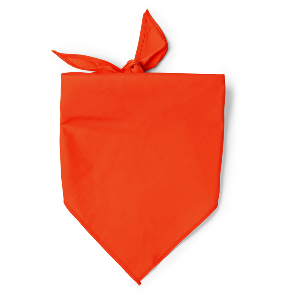 Pañuelo de forma triangular en combinación JARANA de algodón y poliéster 120 g/m²