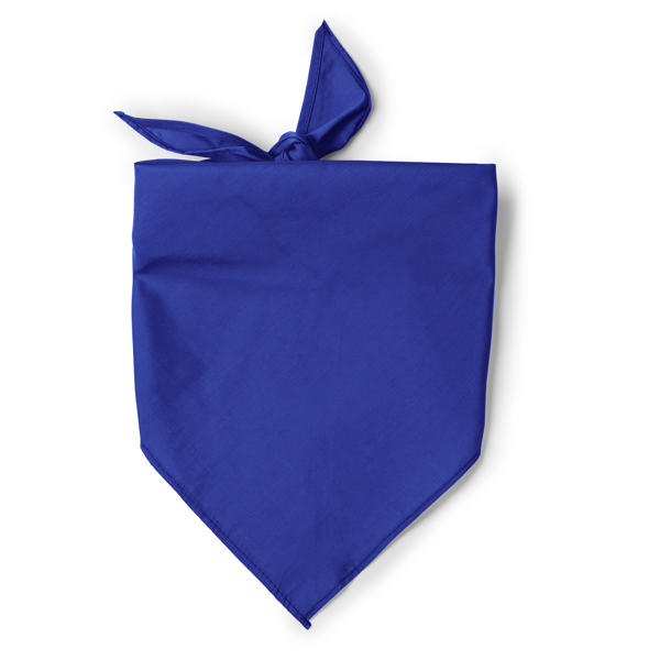 Pañuelo de forma triangular en combinación JARANA de algodón y poliéster 120 g/m²