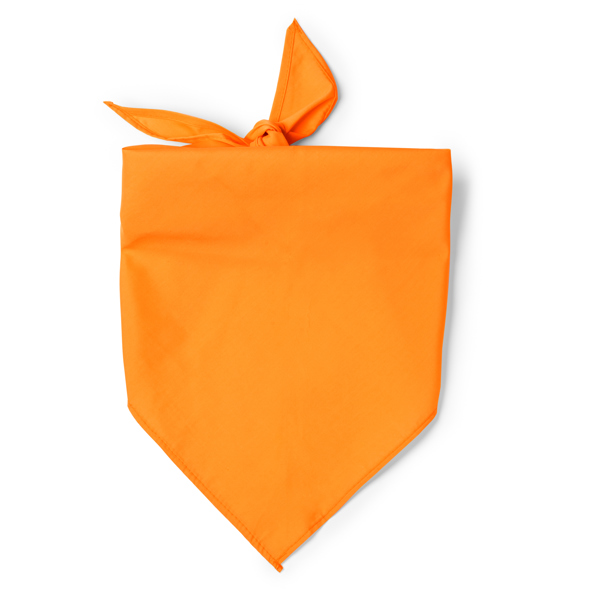 Pañuelo de forma triangular en combinación JARANA de algodón y poliéster 120 g/m²