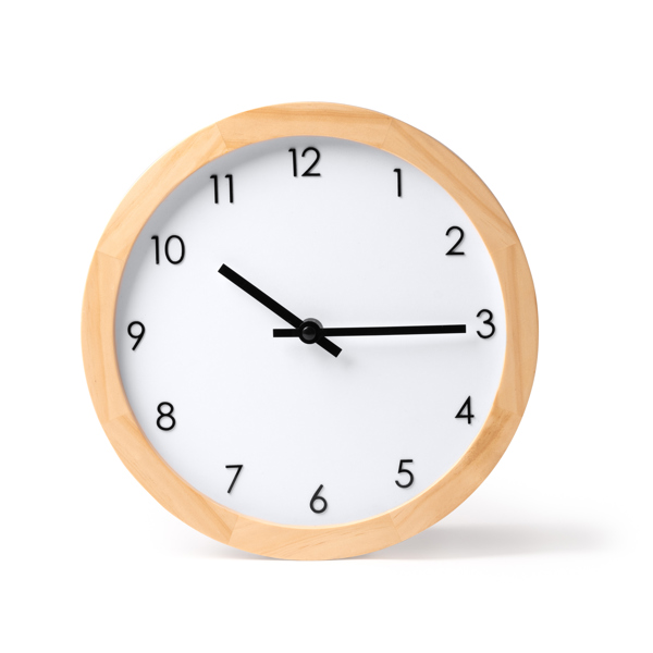 Reloj de pared KARPE de bambú