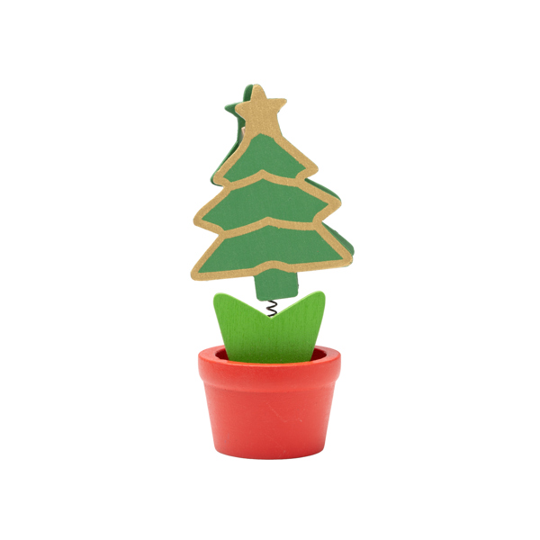 Soporte de diseño navideño BASOV de madera