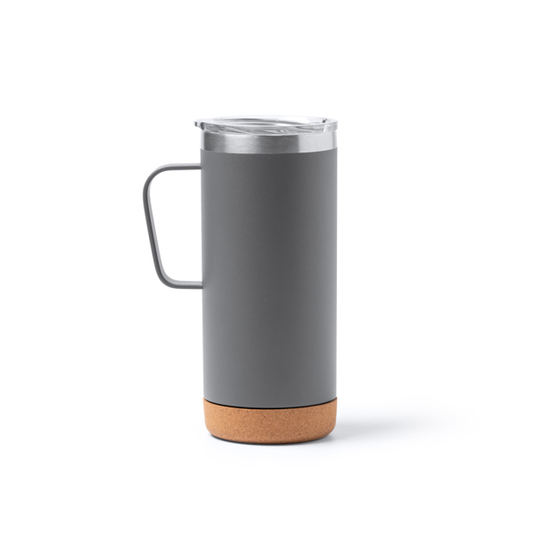 Taza BEYRON de acero inoxidable y acero doble pared