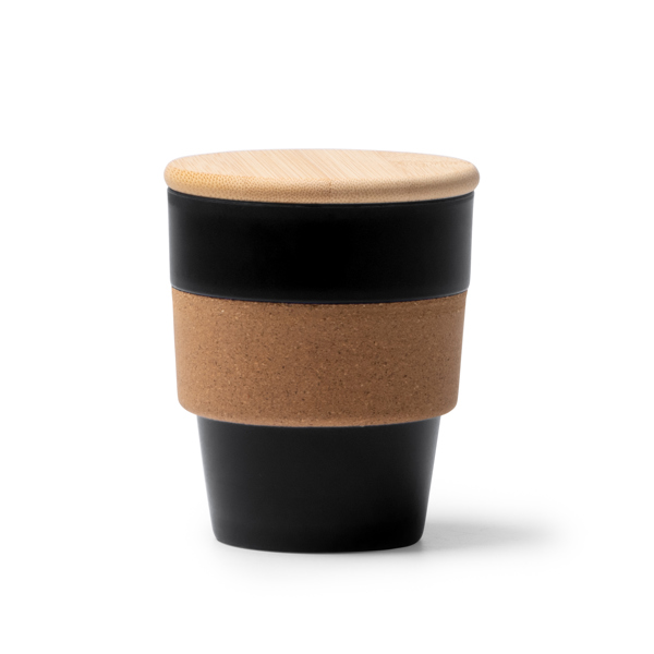 Vaso LOVREN de bambú y silicona