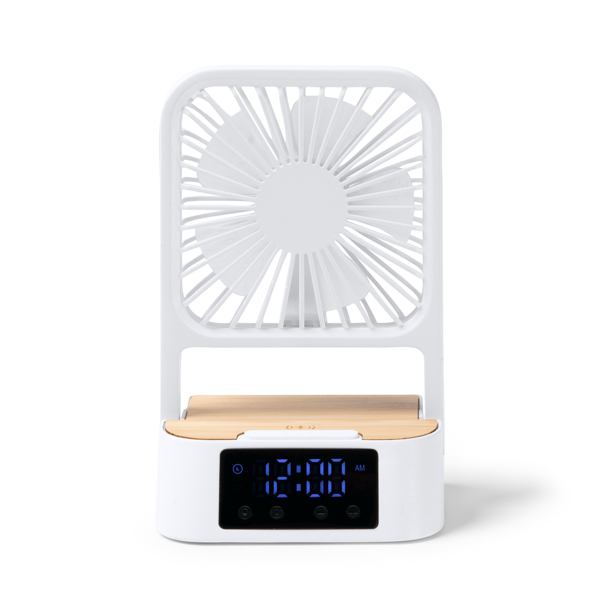 Ventilador de escritorio FUYI de bambú