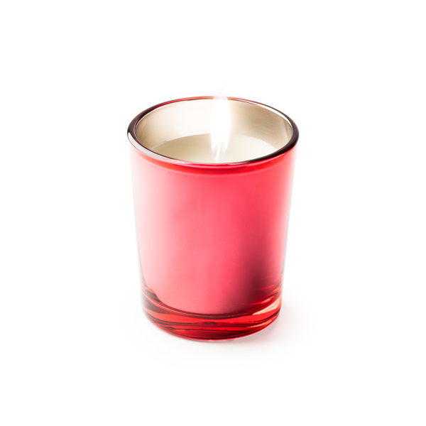 Vela aromática en vaso KIMI de cristal
