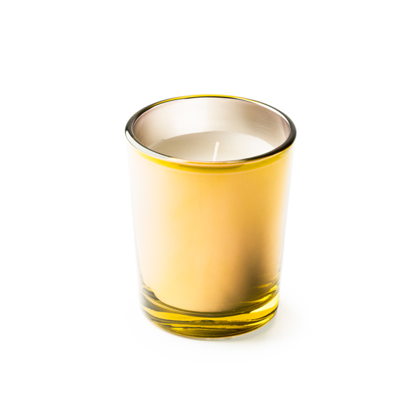 Vela aromática en vaso KIMI de cristal