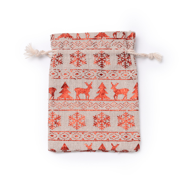 Bolsa para regalo de Navidad estampada SIMUT de papel