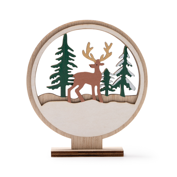 Adorno navideño ZIKOS de madera