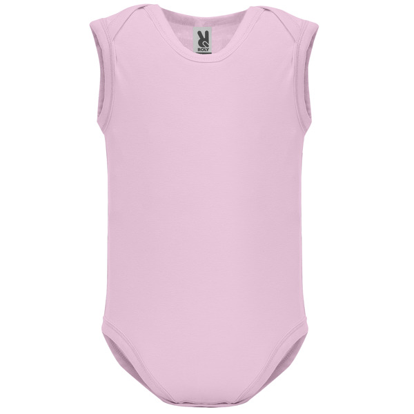 Body de bebé de tirantes de punto liso SWEET cuello redondo
