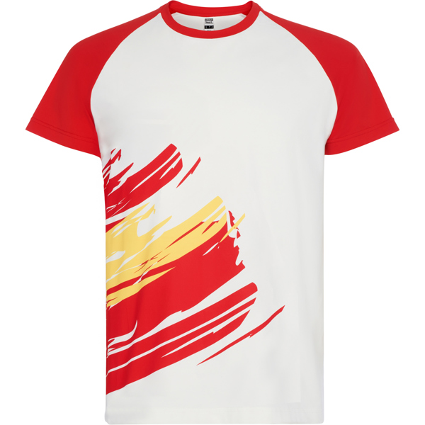 Camiseta de manga corta FORZA de algodón y poliéster cuello redondo