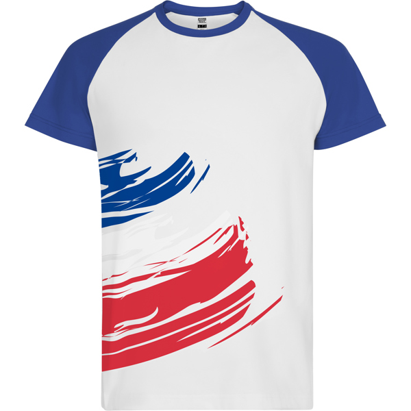 Camiseta de manga corta FORZA de algodón y poliéster cuello redondo