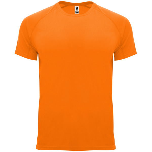 Camiseta técnica manga ranglán transpirable BAHRAIN cuello redondo