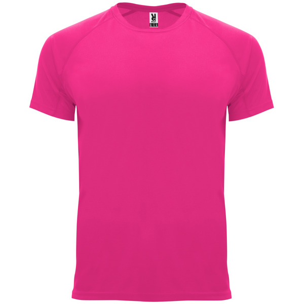 Camiseta técnica manga ranglán transpirable BAHRAIN cuello redondo