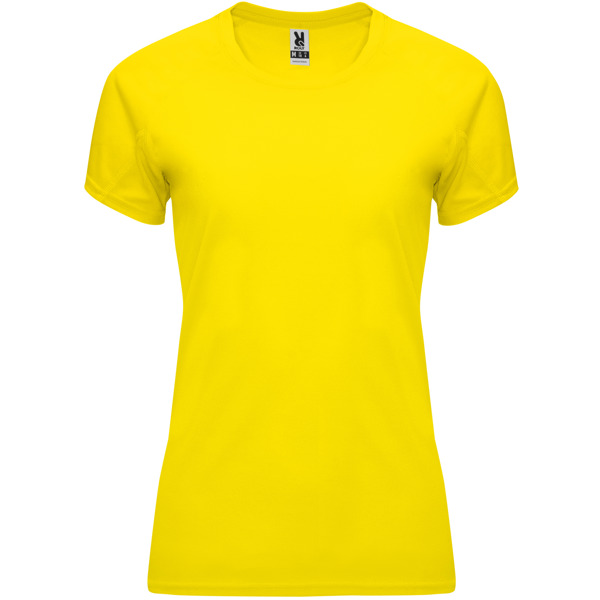 Camiseta técnica manga ranglán entallada transpirable BAHRAIN WOMAN cuello redondo