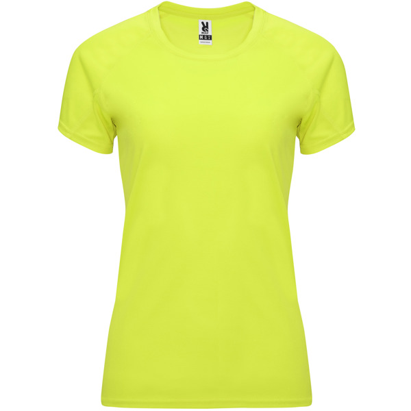 Camiseta técnica manga ranglán entallada transpirable BAHRAIN WOMAN cuello redondo