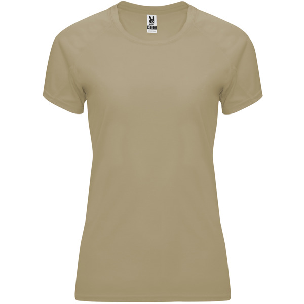 Camiseta técnica manga ranglán entallada transpirable BAHRAIN WOMAN cuello redondo