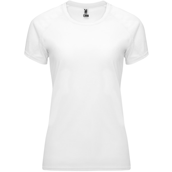 Camiseta técnica manga ranglán entallada transpirable BAHRAIN WOMAN cuello redondo