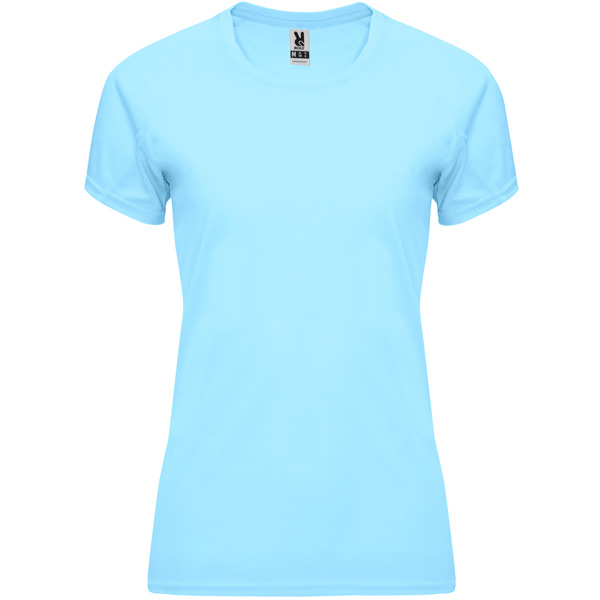 Camiseta técnica manga ranglán entallada transpirable BAHRAIN WOMAN cuello redondo