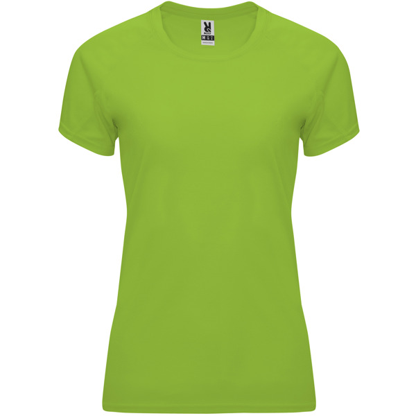Camiseta técnica manga ranglán entallada transpirable BAHRAIN WOMAN cuello redondo