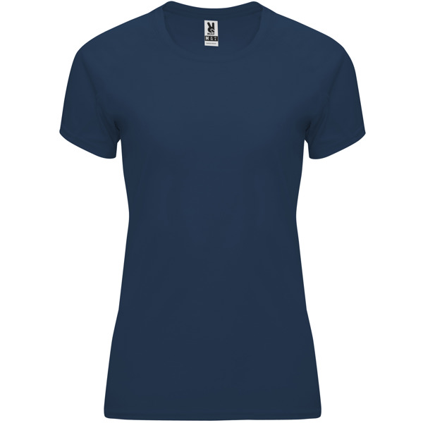 Camiseta técnica manga ranglán entallada transpirable BAHRAIN WOMAN cuello redondo