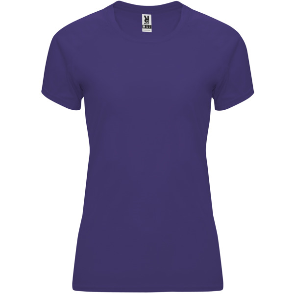 Camiseta técnica manga ranglán entallada transpirable BAHRAIN WOMAN cuello redondo