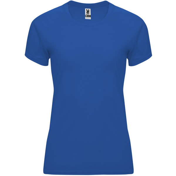 Camiseta técnica manga ranglán entallada transpirable BAHRAIN WOMAN cuello redondo
