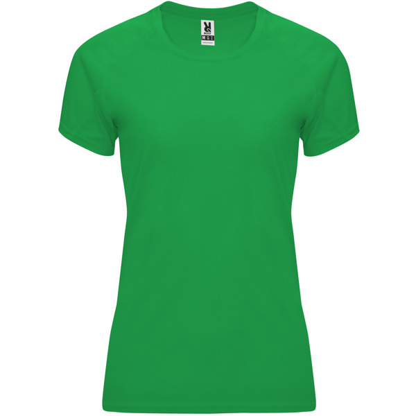 Camiseta técnica manga ranglán entallada transpirable BAHRAIN WOMAN cuello redondo