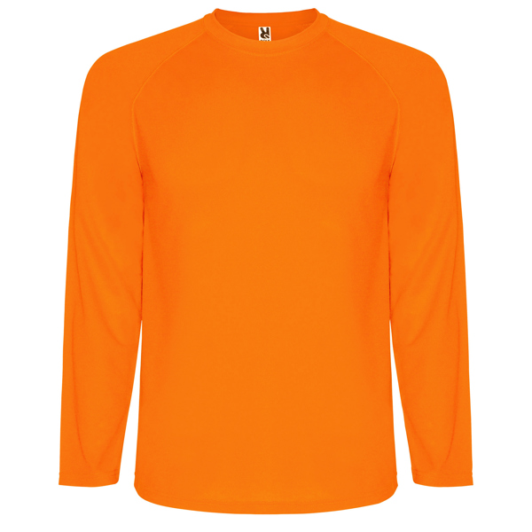 Camiseta técnica manga ranglán transpirable MONTECARLO L/S cuello redondo