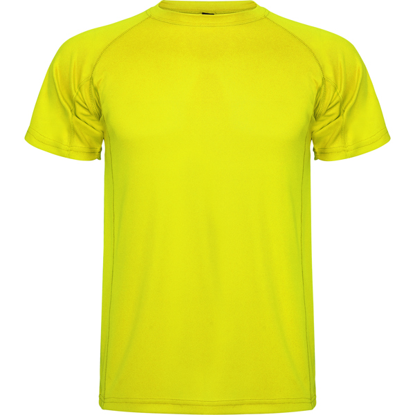 Camiseta técnica manga ranglán transpirable MONTECARLO cuello redondo