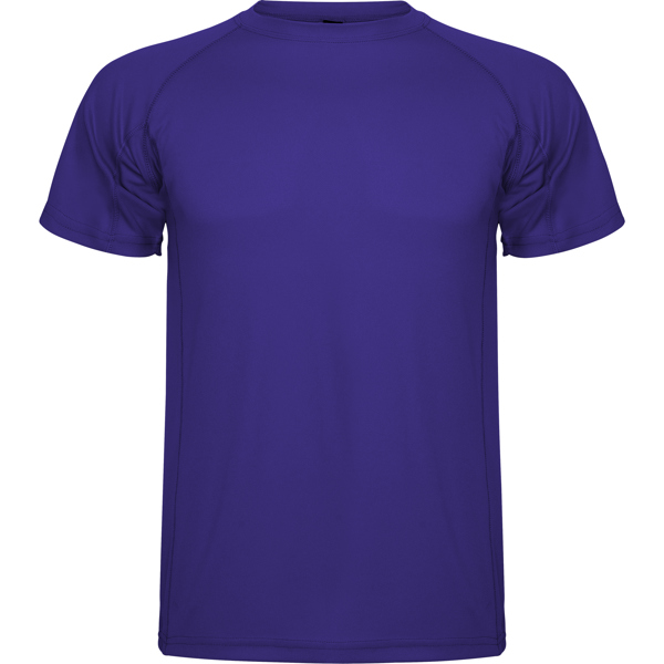 Camiseta técnica manga ranglán transpirable MONTECARLO cuello redondo