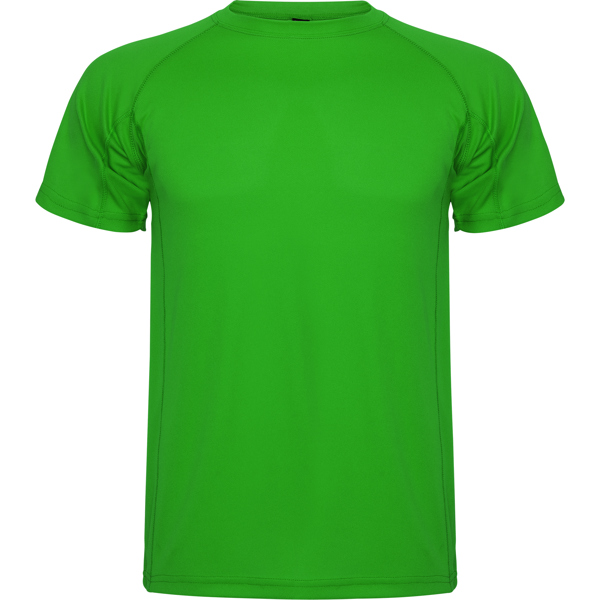 Camiseta técnica manga ranglán transpirable MONTECARLO cuello redondo