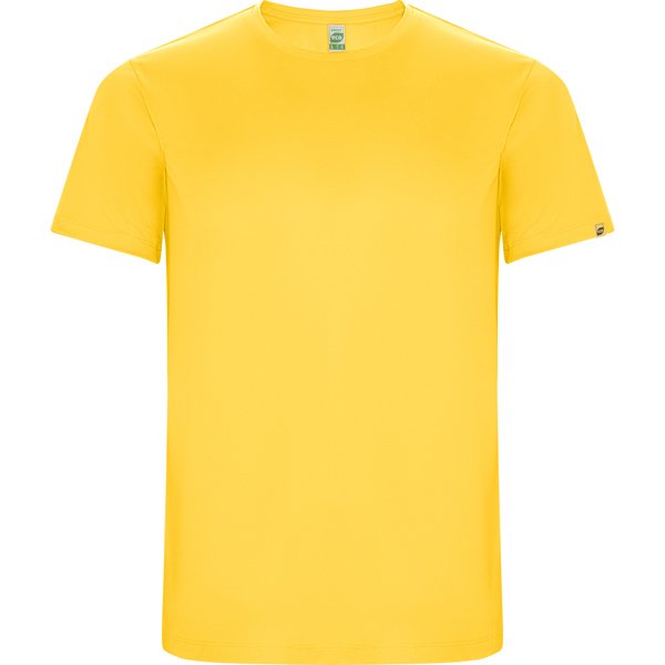 Camiseta técnica manga corta transpirable IMOLA de poliéster reciclado y poliéster cuello redondo
