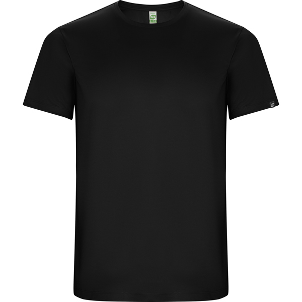 Camiseta técnica manga corta transpirable IMOLA de poliéster reciclado y poliéster cuello redondo