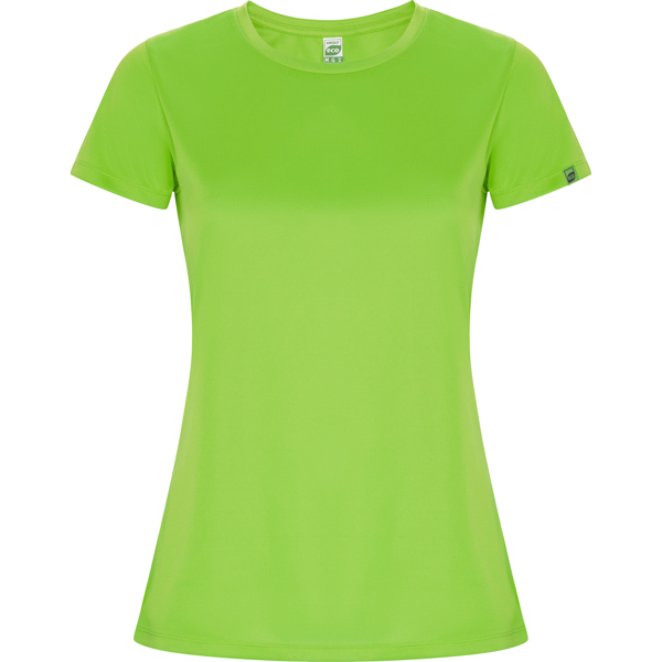 Camiseta técnica manga corta entallada transpirable IMOLA WOMAN de poliéster reciclado y poliéster cuello redondo