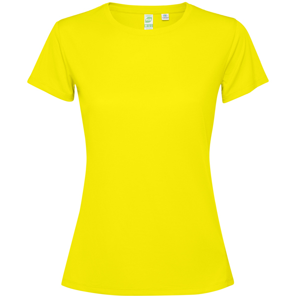 Camiseta técnica manga corta entallada transpirable ESTORIL WOMAN cuello redondo